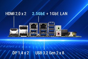 MIX-Q870A1 display two HDMI 2.0 and two DP 1.4
