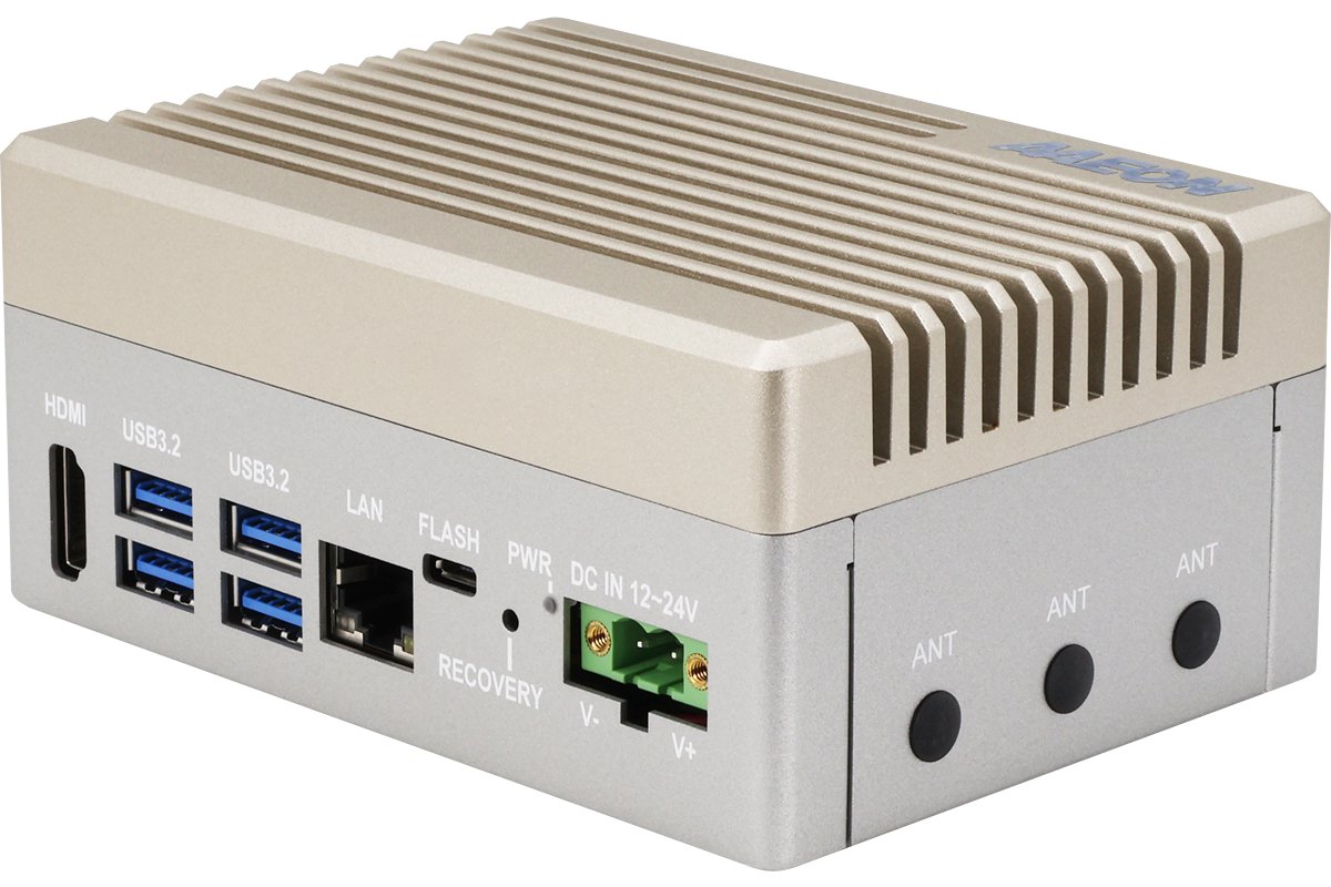 BOXER-8651AI-PLUS: AI@Edge Compact Fanless Embedded AI System with