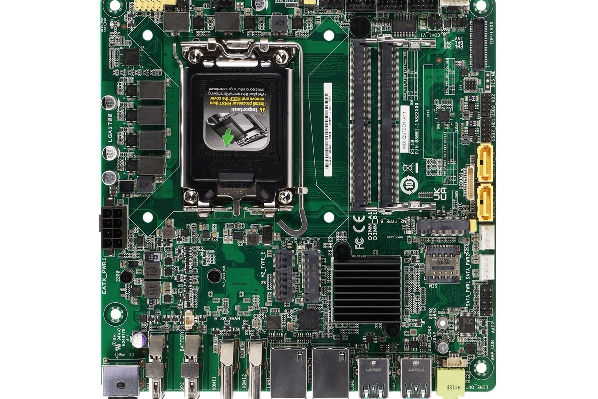 MIX-Q670D1|Intel 12th &13th Gen Industrial Mini-ITX