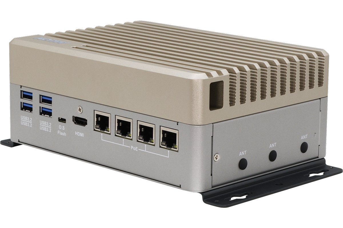 BOXER-8653AI-PLUS: AI@Edge Compact Fanless Embedded AI System with